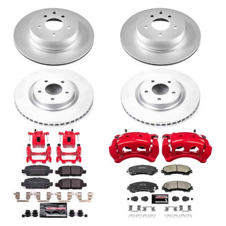PowerStop® - Z23 Evolution Sport Plain Front and Rear Brake Kit with Calipers
