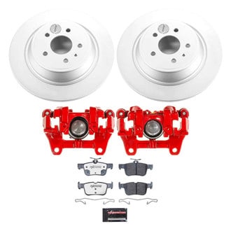 PowerStop® - Z36 Extreme Plain Rear Brake Kit with Calipers