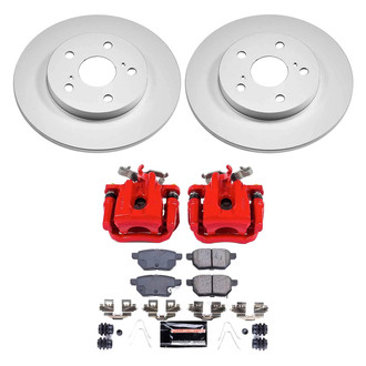 PowerStop® - Z23 Evolution Sport Plain Rear Brake Kit with Calipers