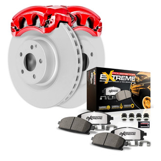 PowerStop® - Z36 Extreme Plain Rear Brake Kit with Calipers