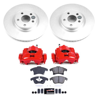 PowerStop® - Z23 Evolution Sport Plain Front Brake Kit with Calipers