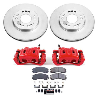 PowerStop® - Z23 Evolution Sport Plain Front Brake Kit with Calipers