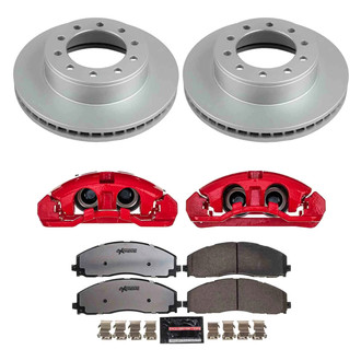 PowerStop® - Z36 Extreme Plain Front Brake Kit with Calipers