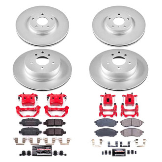 PowerStop® - Z23 Evolution Sport Plain Front and Rear Brake Kit with Calipers