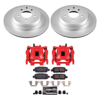 PowerStop® - Z23 Evolution Sport Plain Rear Brake Kit with Calipers