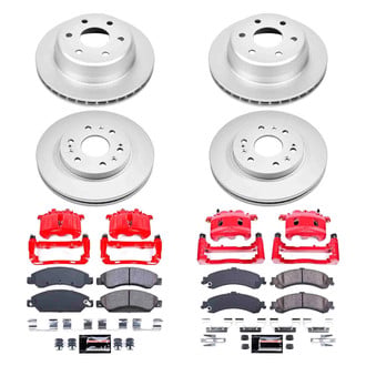 PowerStop® - Z23 Evolution Sport Plain Front and Rear Brake Kit with Calipers