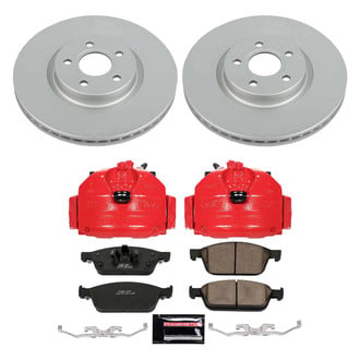 PowerStop® - Z23 Evolution Sport Plain Front Brake Kit with Calipers