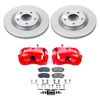 PowerStop® - Z23 Evolution Sport Plain Front Brake Kit with Calipers
