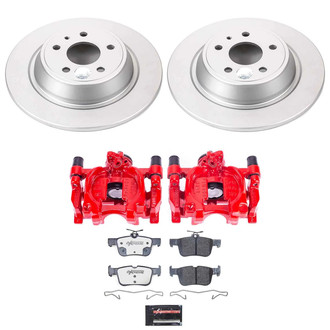 PowerStop® - Z36 Extreme Plain Rear Brake Kit with Calipers