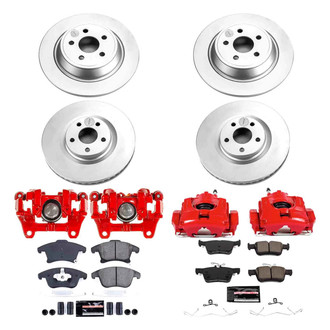 PowerStop® - Z23 Evolution Sport Plain Front and Rear Brake Kit with Calipers