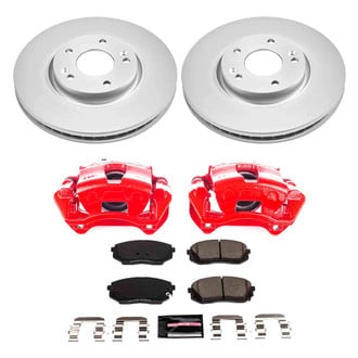 PowerStop® - Z23 Evolution Sport Plain Front Brake Kit with Calipers