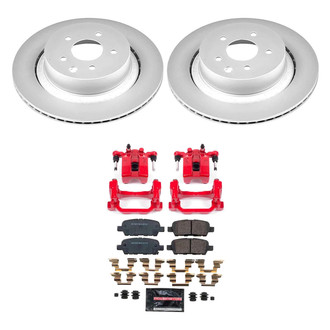 PowerStop® - Z23 Evolution Sport Plain Rear Brake Kit with Calipers