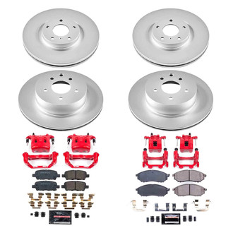 PowerStop® - Z23 Evolution Sport Plain Front and Rear Brake Kit with Calipers
