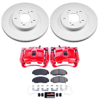 PowerStop® - Z23 Evolution Sport Plain Front Brake Kit with Calipers
