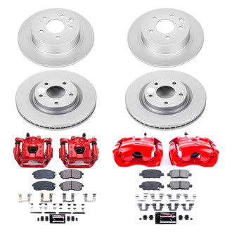 PowerStop® - Z23 Evolution Sport Plain Brake Kit with Calipers