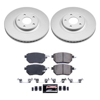 PowerStop® - Z23 Evolution Geomet® Plain Front Brake Kit