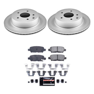 PowerStop® - Z23 Evolution Geomet® Plain Rear Brake Kit