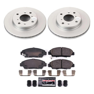 PowerStop® - Z23 Evolution Geomet® Plain Front Brake Kit