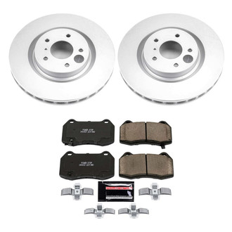 PowerStop® - Z23 Evolution Geomet® Plain Front Brake Kit