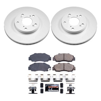 PowerStop® - Z23 Evolution Geomet® Plain Front Brake Kit