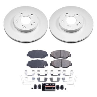 PowerStop® - Z23 Evolution Geomet® Plain Front Brake Kit
