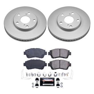 PowerStop® - Z23 Evolution Geomet® Plain Front Brake Kit