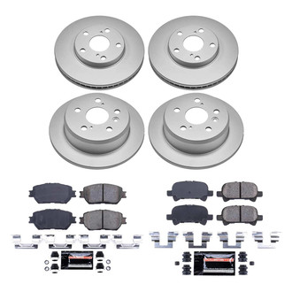 PowerStop® - Z23 Evolution Geomet® Plain Brake Kit