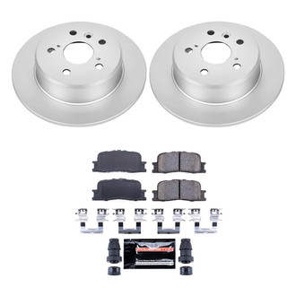 PowerStop® - Z23 Evolution Geomet® Plain Rear Brake Kit