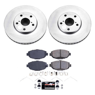PowerStop® - Z23 Evolution Geomet® Plain Front Brake Kit