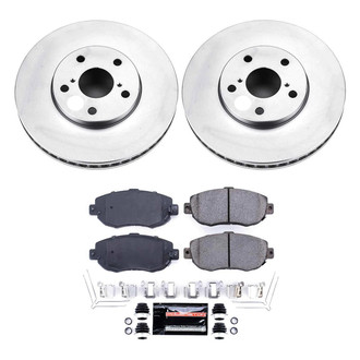 PowerStop® - Z23 Evolution Geomet® Plain Front Brake Kit