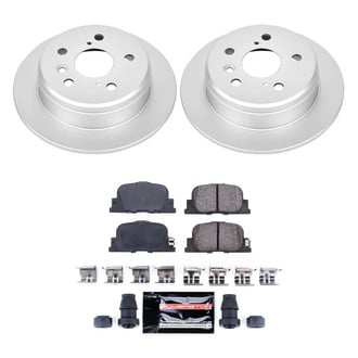 PowerStop® - Z23 Evolution Geomet® Plain Rear Brake Kit
