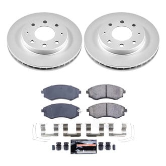 PowerStop® - Z23 Evolution Geomet® Plain Front Brake Kit