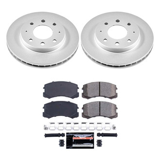PowerStop® - Z23 Evolution Geomet® Plain Front Brake Kit
