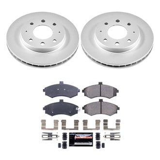 PowerStop® - Z23 Evolution Geomet® Plain Front Brake Kit
