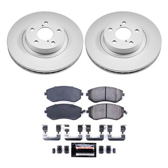 PowerStop® - Z23 Evolution Geomet® Plain Front Brake Kit
