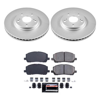PowerStop® CPK1137-23 - Z23 Evolution Geomet® Plain Front Brake Kit