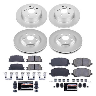 PowerStop® - Z23 Evolution Geomet® Plain Brake Kit