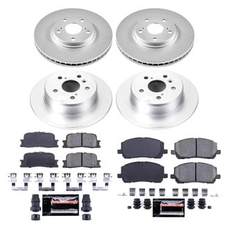 PowerStop® - Z23 Evolution Geomet® Plain Front and Rear Brake Kit