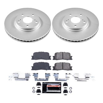 PowerStop® - Z23 Evolution Geomet® Plain Front Brake Kit