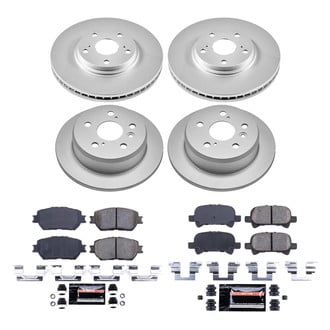 PowerStop® - Z23 Evolution Geomet® Plain Front and Rear Brake Kit