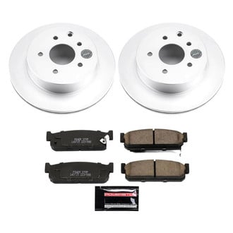 PowerStop® - Z23 Evolution Geomet® Plain Rear Brake Kit