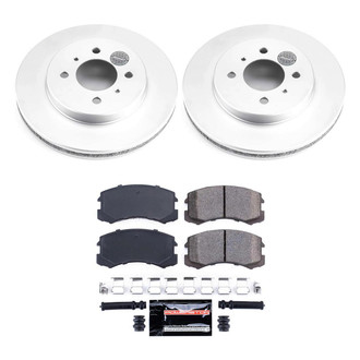 PowerStop® - Z23 Evolution Geomet® Plain Front Brake Kit