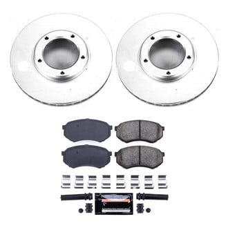 PowerStop® - Z23 Evolution Geomet® Plain Front Brake Kit