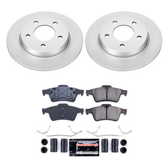 PowerStop® - Z23 Evolution Geomet® Plain Rear Brake Kit