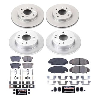 PowerStop® - Z23 Evolution Geomet® Plain Front and Rear Brake Kit