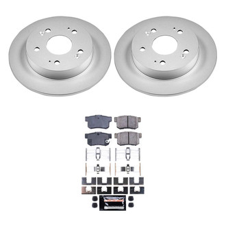 PowerStop® - Z23 Evolution Geomet® Plain Rear Brake Kit