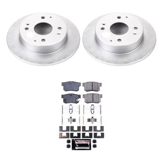 PowerStop® - Z23 Evolution Geomet® Plain Rear Brake Kit