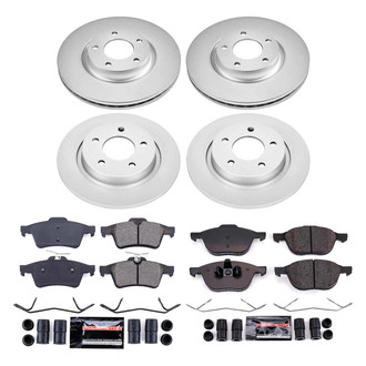 PowerStop® - Z23 Evolution Geomet® Plain Front and Rear Brake Kit