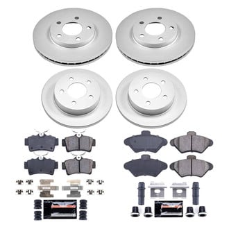 PowerStop® - Z23 Evolution Geomet® Plain Front and Rear Brake Kit