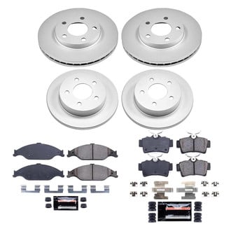 PowerStop® - Z23 Evolution Geomet® Plain Front and Rear Brake Kit